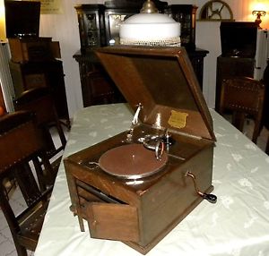 Tischgrammophon gramophone GRAMMOPHON Electrola 1927 Modell 103