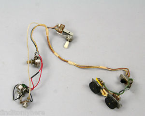 1963-1964 USA VINTAGE FENDER JAZZMASTER GUITAR COMPLETE ELECTRONICS POTS HARNESS