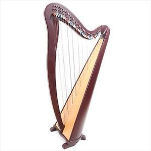 EMS Heritage 34 String Harp With Semitone Levers In Mahogany **NEW**