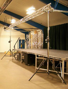 Global Truss Pkg ST132 Crank Stands & 22.9' Tri Truss Top Quality Best Value!