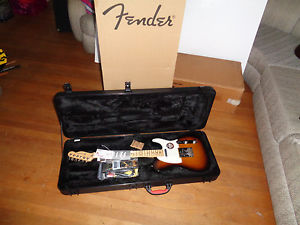 2016 Fender American Standard Telecaster  2 Tone Sunburst  MINT UNPLAYED