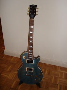 Gibson Les Paul Traditional OB 2015 Ocean Blue Custom Case Wie Neu Restgarantie