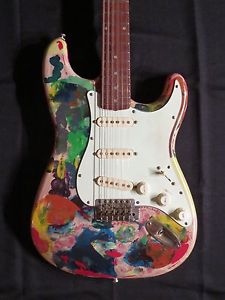 Fender Stratocaster MIM Custom Paint, Professionally reliced