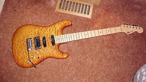 Extremely Rare Warmoth Solid Private Stock Grade Wood, Stratocaster charvel nut!