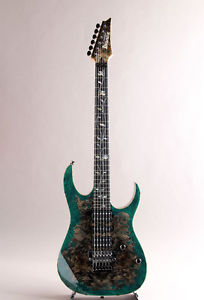 Ibanez JCRG1503 Black Stained Viridian Transparent Black New w / Hard-shell case