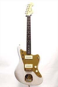 Free Shipping Used Fender Custom Shop 1959 Jazzmaster NOS White Blonde Guitar