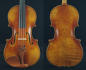 Maestro Stradivarius 15.5' Viola copy  #6448. Powerful tone