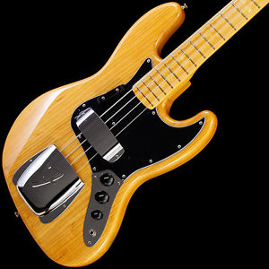 Free Shipping Used Fender FSR American Vintage '75 Jazz Bass (Aged Natural)