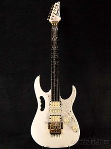 Ibanez JEM7V White VG condition 1997 w/Soft Case Electric Guitar EMS Shipping