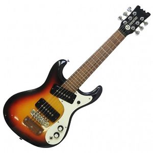 Mosrite Mini Sunburst Color Second Hand Electric Guitar W/ Soft Case Deal Japan