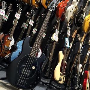 Free Shipping Sterling by MUSIC MAN RAY34 STBK Electric Bass