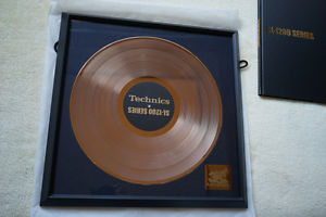 Technics SL-1200 35th Anniversary Gold Disc from Japan