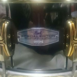 Very Rare! PEARL Reference Special Edition Brass Snare Drum 14"x6" 20 Limited
