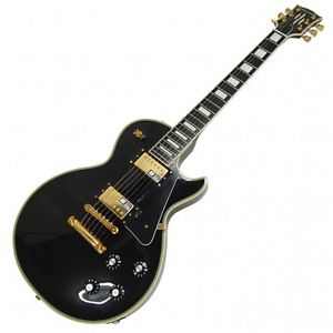 Edwards E-LP-105 CD Les Paul Hard Maple Top Black Used Electric Guitar Japan F/S