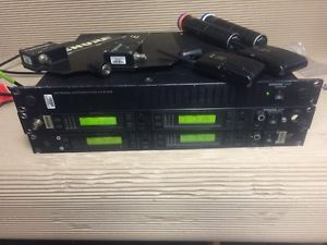 Shure UHF U4D System with 2 x U1 Pack and 2 x U2 Handheld