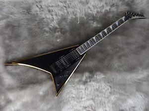 Jackson USA RR1 Randy V  Black with Gold Stripe JAZZ Used Electric Guitar Japan