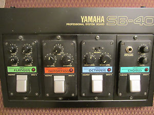 YAMAHA SB-40 VERY RARE VINTAGE ANALOG MULTI EFFECTS!!!  YAMAHA FLANGER FL-01!!