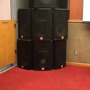 ** 6 JBL Sound Power SP215 with ARRAY Frame ( 2 sets of 3) Bi-Amp, 2226 + 2447