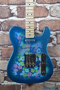 New Fender Japan Classic '69 Blue Flower Paisley Floral Telecaster