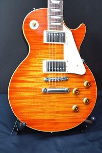 Orville LPS-80F Used Electric Guitar Les Paul type Free Shippinge EMS