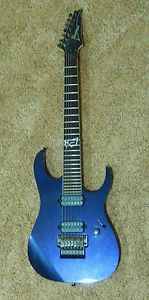 Ibanez K7 7 String Korn Signature Electric Guitar Fire Spark Blue Dimarzio PAF-7