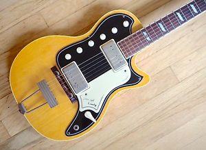 1957 National Town & Country 1104 Vintage Electric Guitar Valco USA Glenwood