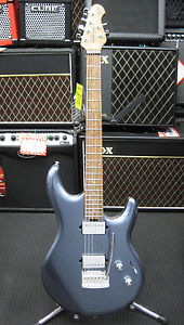 Ernie Ball Music Man Luke3 LIII Electric Guitar (Blue) with Hard Case
