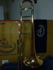 B&S MS1 Meistersinger Stolzing Trombone, Mint! (case, Bach mouthpiece included)