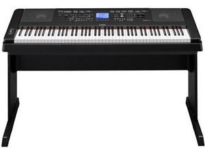 PIANOFORTE DIGITALE 88 TASTI GRADED HAMMER NERO YAMAHA DGX660 Black