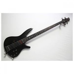 Ibanez SR500 Black Mahogany Body Used Electric Bass Guitar with Soft Case Japan