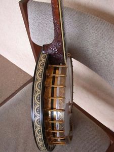 Rare Vega Vegaphone Deluxe Tenor Banjo Top of the Line