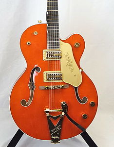 Gretsch G6120 Chet Atkins Hollow Body, Ebony Fingerboard - Orange Stain