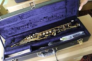 Yamaha YSS-82ZRB Curved Neck Soprano Saxophone BLACK LACQUER GORGEOUS QuinnTheEs