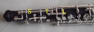 Advanced full-automatic oboe C key Silver plated keys