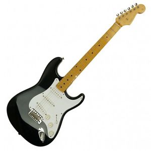 Fender Japan ST57 Stratocaster Black Basswood Body Used Electric Guitar Deal F/S