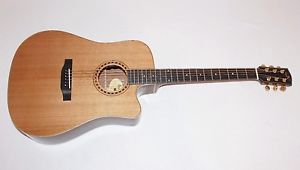 Bedell THCE-17-G All Sold Wood Acoustic Electric Guitar w/ Gigbag