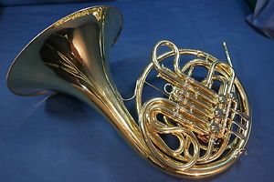 King 1159 Kruspe Wrap Double French Horn in F/Bb w/Case, Mouthpiece