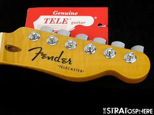 USA Fender Custom Shop Custom Telecaster Tele NECK+ LOCKING TUNERS Figured Maple