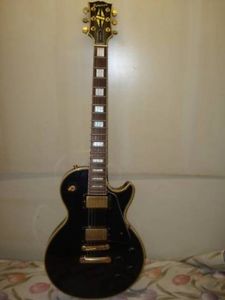 Used! Epiphone Les Paul Custom Black Made in Japan