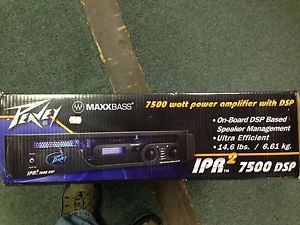 Peavey IPR2 7500 DSP Power Amplifier Lightweight, waves maxxbass