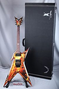 Dean ML Razorback Explosion Electric Guitar RZR EXPL Dimebag Floyd Rose w Case