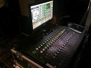 Avid S3L-X System Console, Engine & 2 Stage Boxes, Road Case, Monitor Keyboard,.