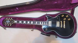 Guitarra Gibson Les Paul Custom "Black Beauty " , de entre 1970  Y 1972