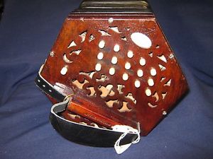 Lachenal 30 Key Anglo Concertina in C/G -Restored and in Concert pitch