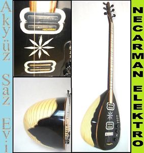 Kelebek Elektro SAZ // BAGLAMA  Akyüz Saz Evi Necarman manyetik