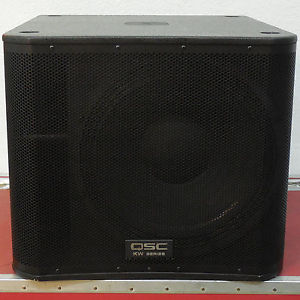 QSC KW181 Powered 18" Subwoofer KW 181 Active Front Loaded Low Frequency System