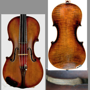 Old French violin Amati mod. - ca 1900 - Certificate