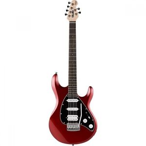 Sterling Sub SILO3-MR Music Man R Metallic Red Stalin Solid Hardwood Guita JP