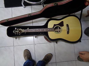 Guild GAD50 E Electro Acoustic Guitar with hard case NATURAL color NEW