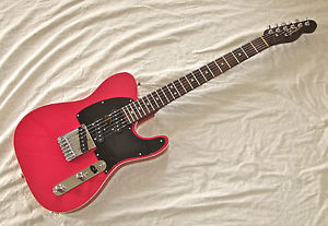 Dakota Red Telecaster 6 lbs 11 oz, Warmoth Wenge Neck, Fender CS Nocaster Pups